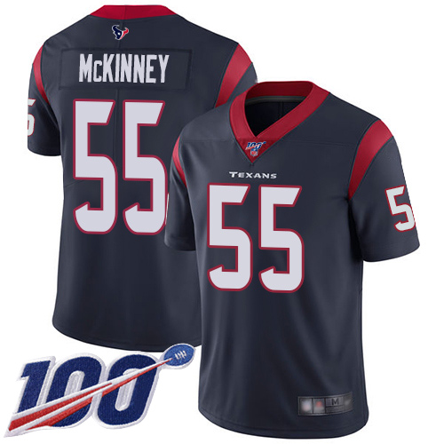 Houston Texans Limited Navy Blue Men Benardrick McKinney Home Jersey NFL Football #55 100th Season Vapor Untouchable->houston texans->NFL Jersey
